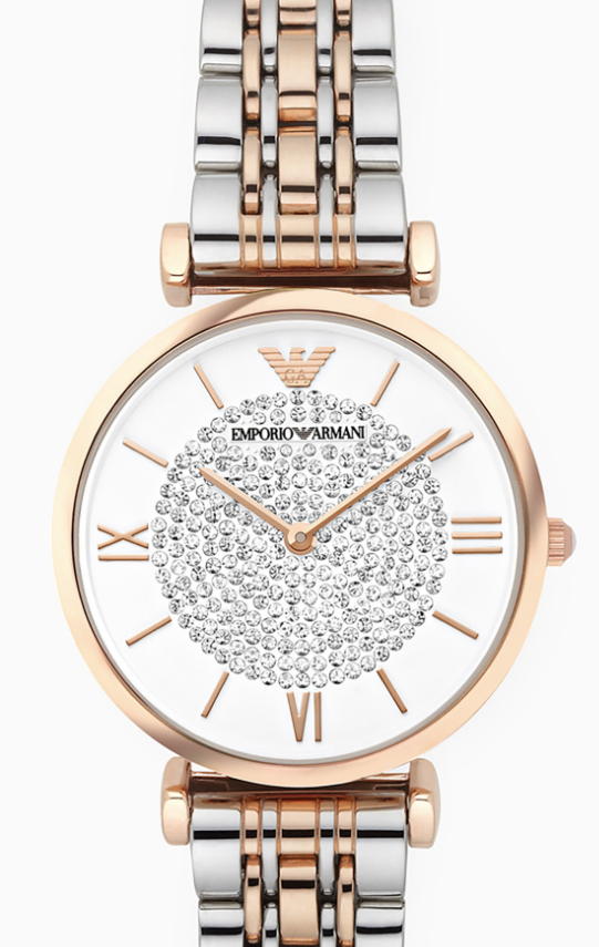 Emporio Armani AR1926 Ladies Watch T-Bar Gianni Two-Tone