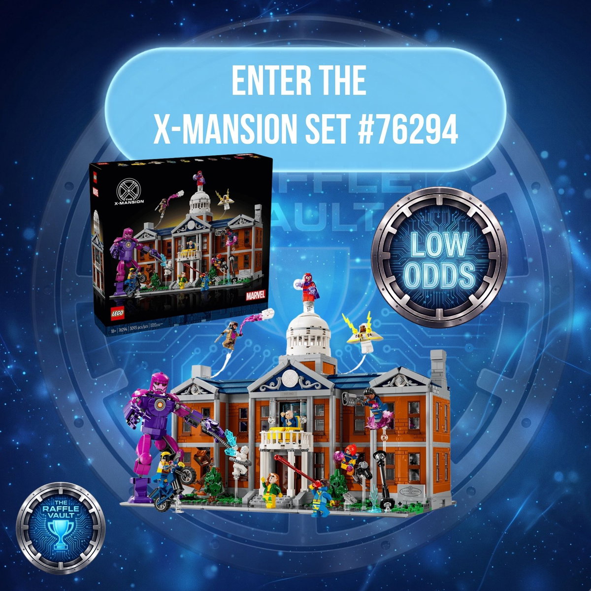 Win the X-Mansion Low Odds featured image