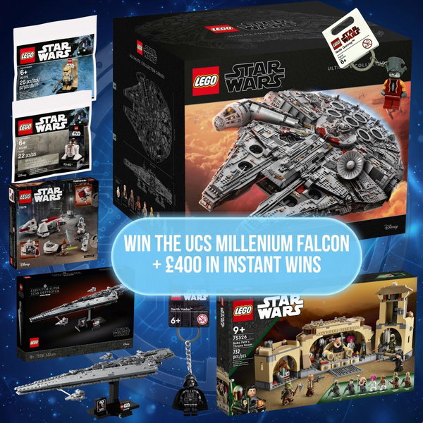 Win the Lego UCS Millennium Falcon Plus Instant Wins featured image
