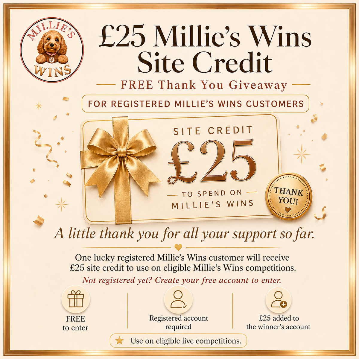 WIN £25 Site Credit – FREE Entry featured image