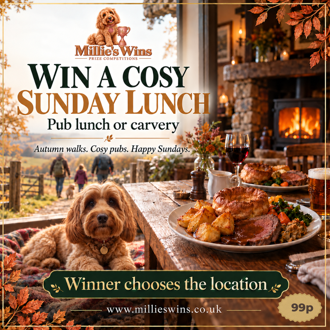Win a £100 Cosy Sunday Lunch featured image