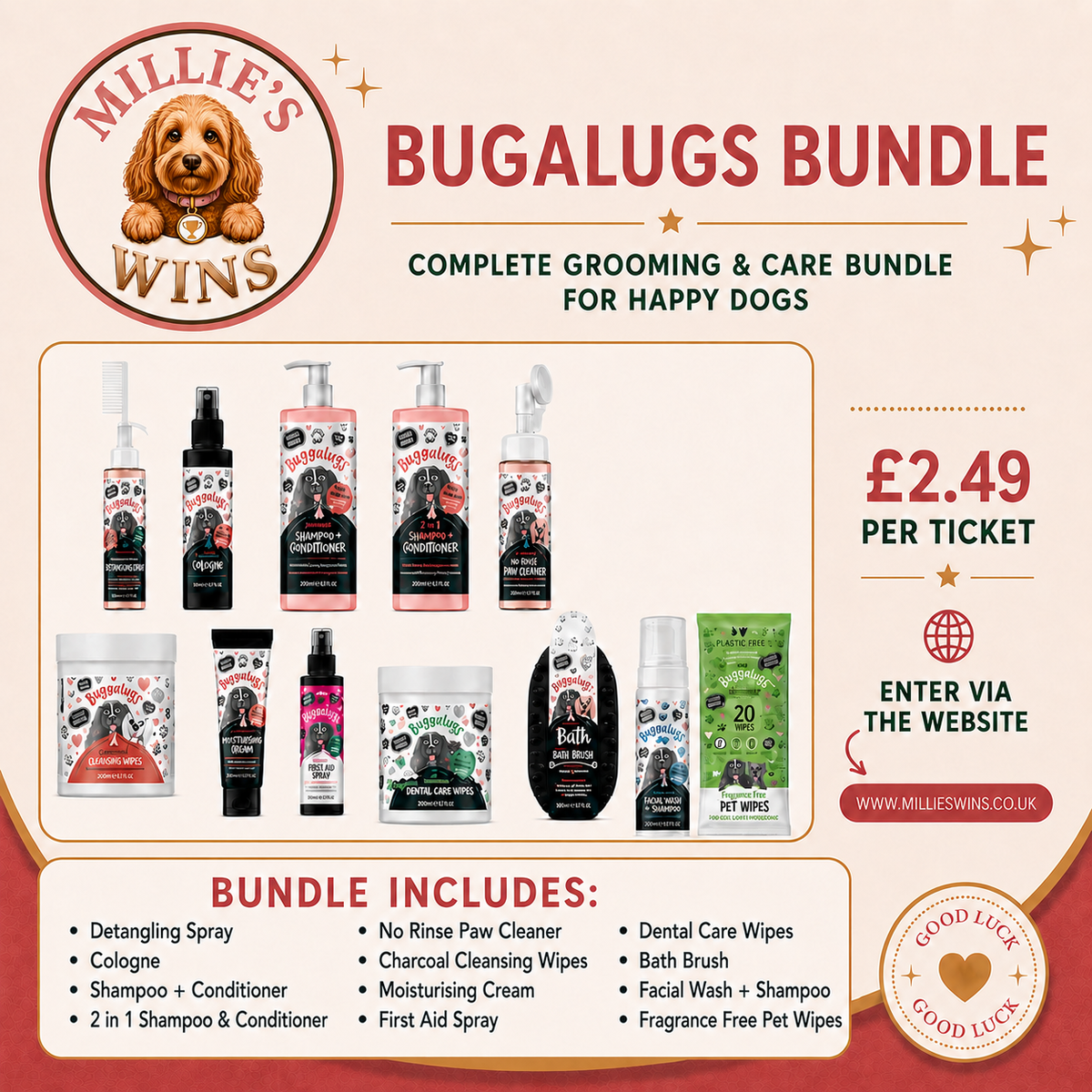 Win a Bugalugs Dog Grooming & Care Bundle featured image