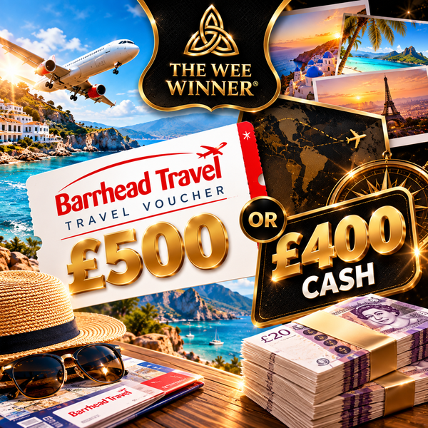 Win a £500 Barrhead Travel Voucher or £400 Cash featured image