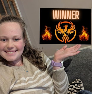 Winner Holly Kimble background