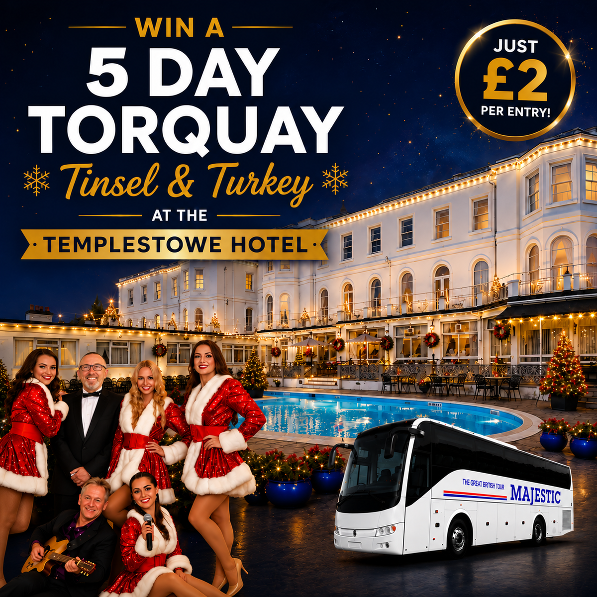 Win a 5-Day Tinsel & Turkey Break for Two Worth £880 – OR Take £500 Cash! 🎄 featured image