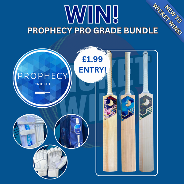 Win a Prophecy Cricket Pro Bundle with Choice of Bat for Just £1.99 per Entry! featured image