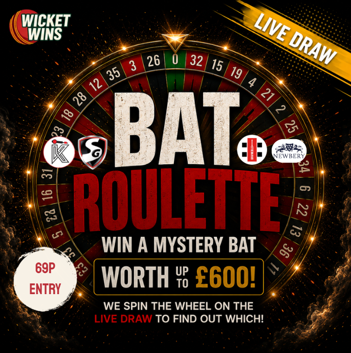 *NEW* Bat Roulette - Win a Mystery Bat Worth Up To £600! Winner & Bat Both Drawn Live on Instagram featured image