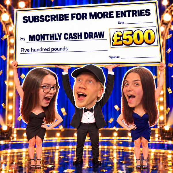 THE £500 MONTHLY CASH DRAW featured image