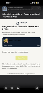 Winner Chantelle Mckearney background
