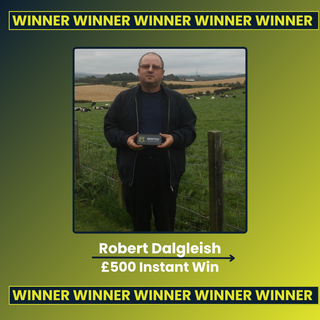 Winner Robert Dalgleish background