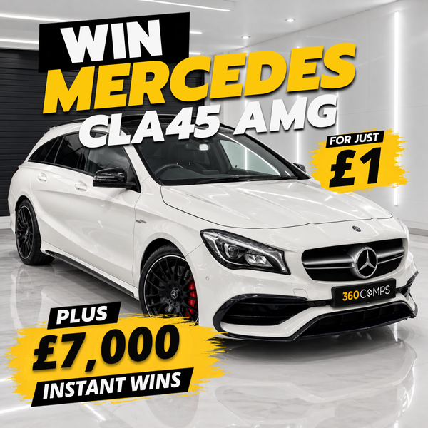 🔥 Win a Mercedes CLA45 AMG WORTH £17k + £7k Instant Wins! featured image