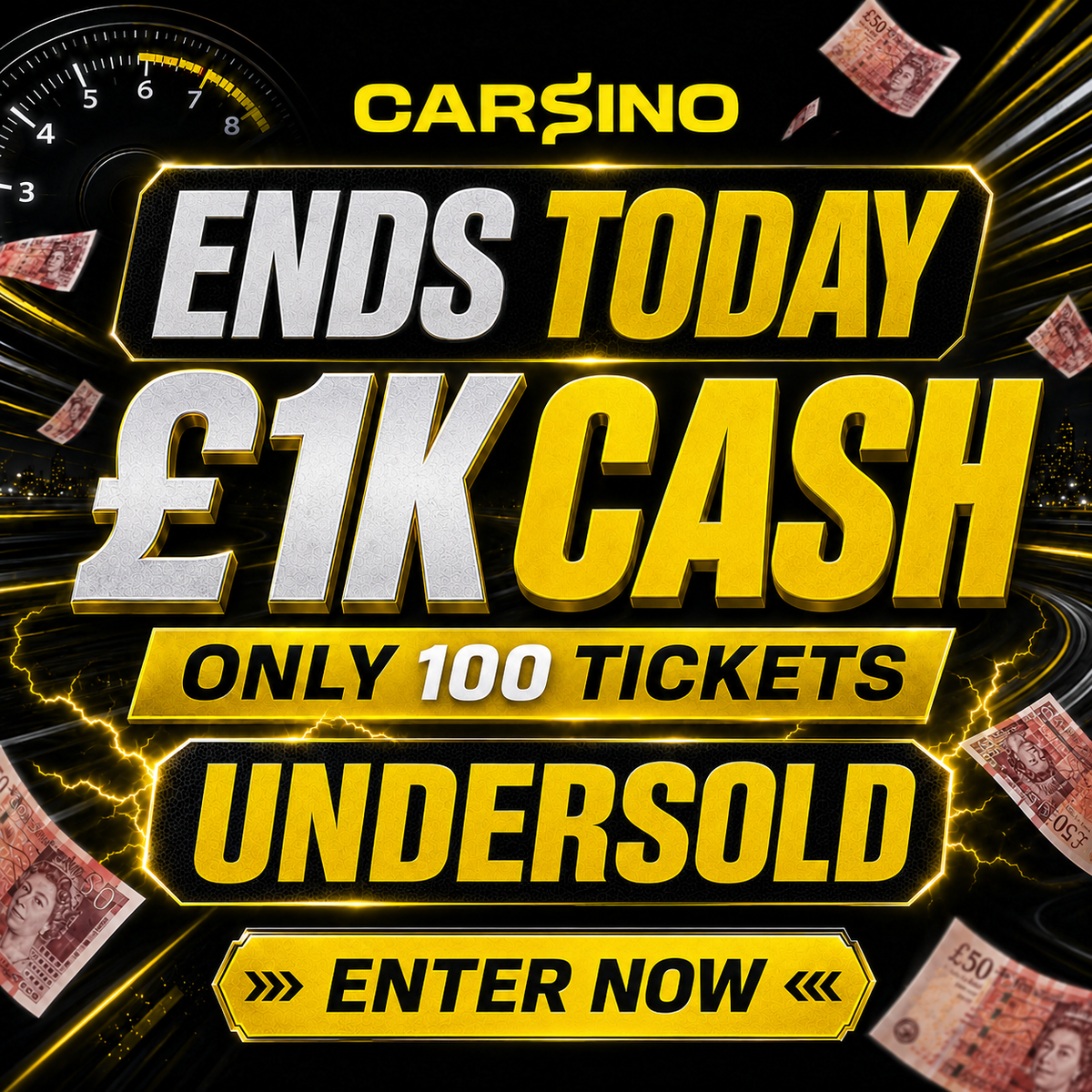 £1,000 Cash - LOW ODDS featured image