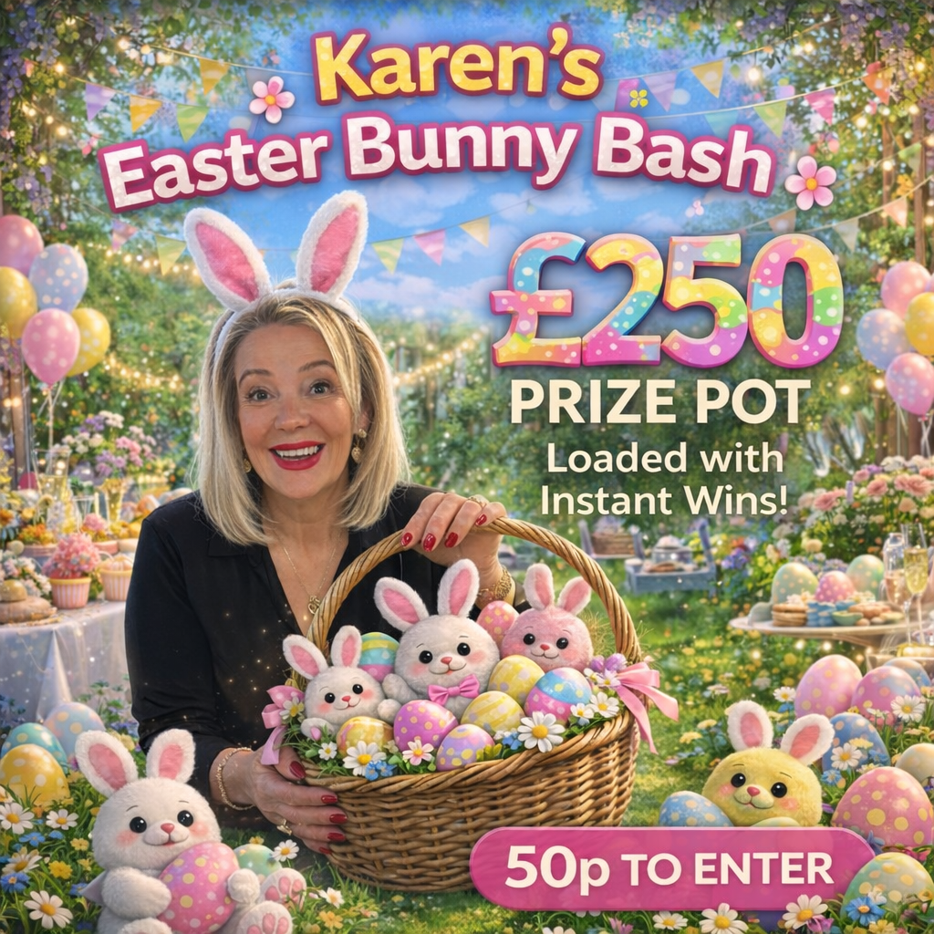 Karen's Easter Bunny Bash -£250 Prize Pot featured image