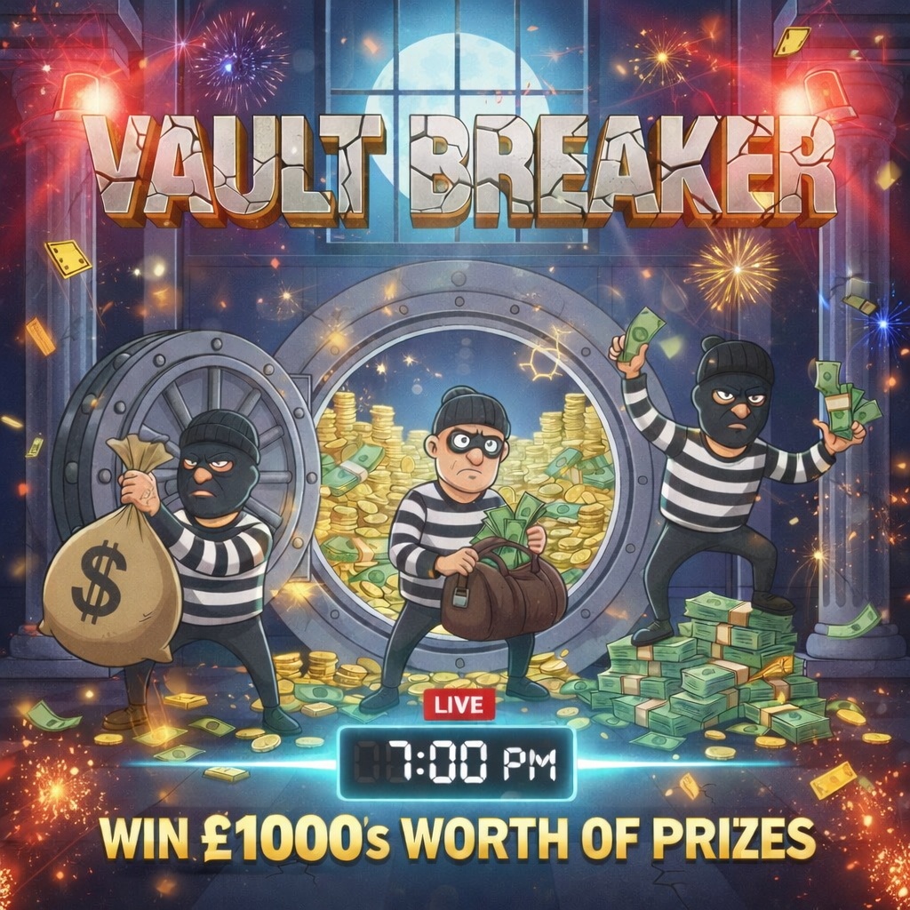 Vault Breaker (Tiktok Live) FREE POSTAGE