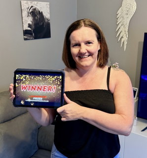 Winner Helen McFarlane background
