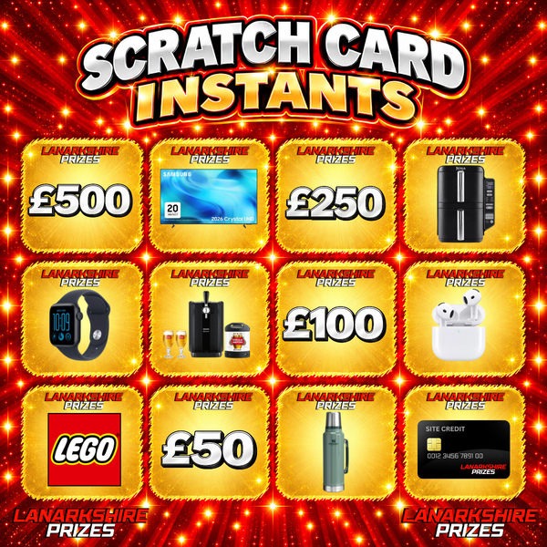 SCRATCH CARD INSTANTS | £3000 INSTANT WINS | £250 CASH END PRIZE