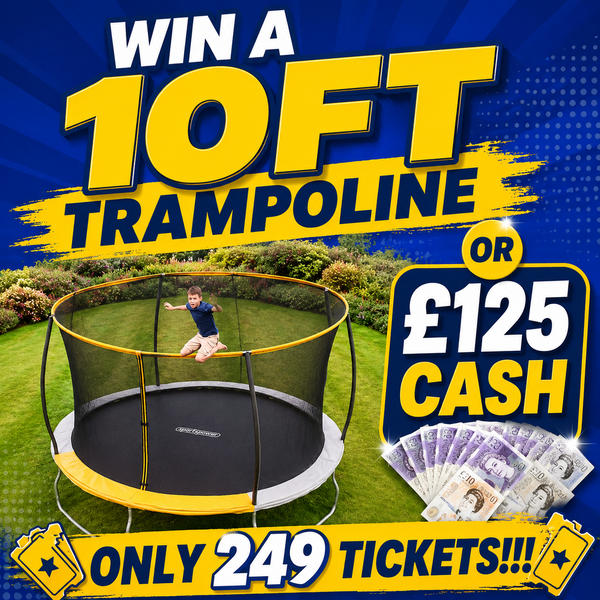 Win a 10ft Trampoline OR £125 CASH! featured image