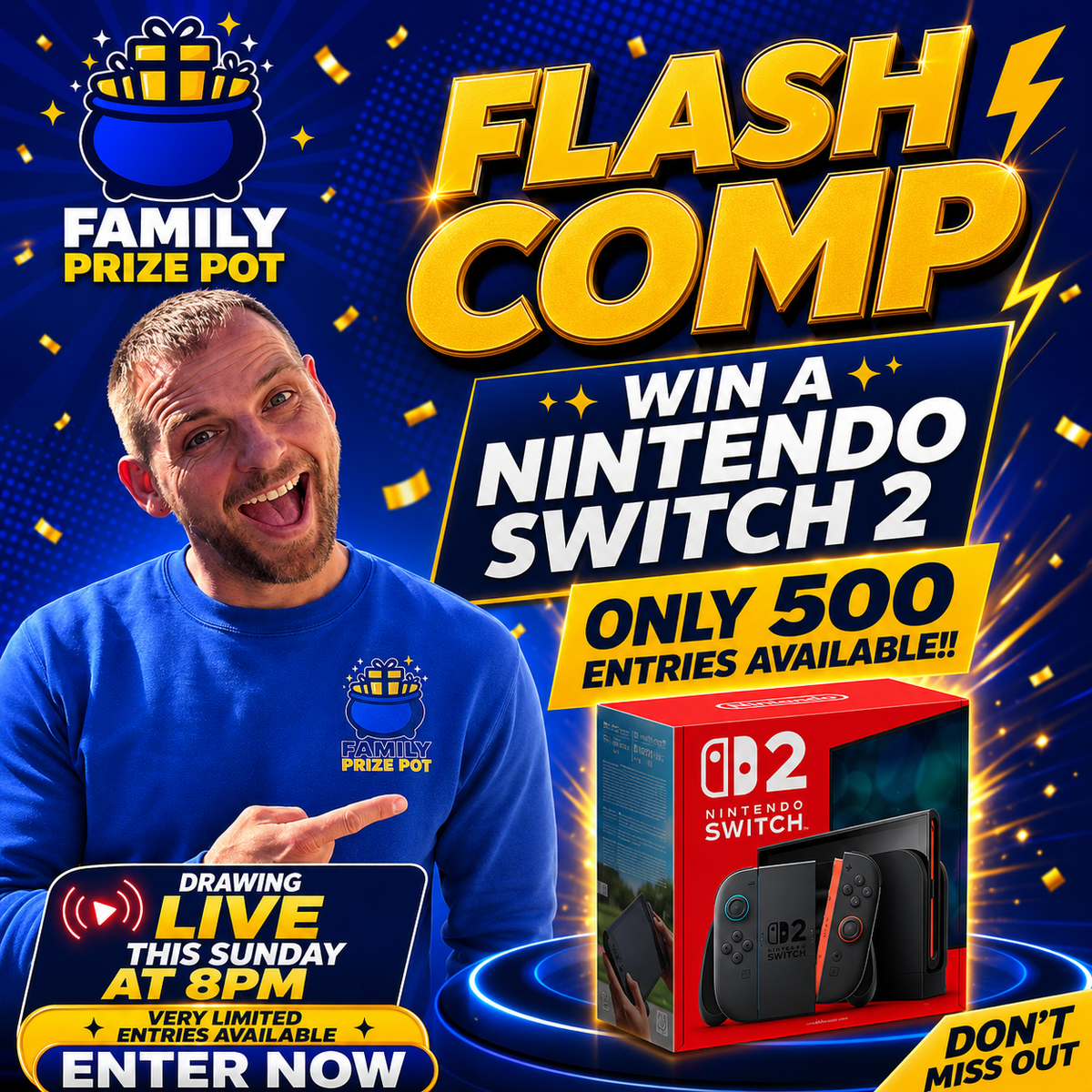 Win a NINTENDO SWITCH 2 or £350 CASH! featured image