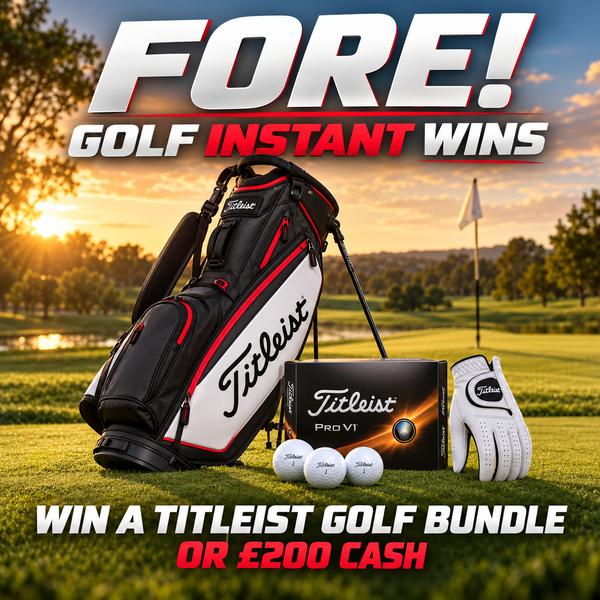FORE! - Cash Instant wins & Golf Bundle! featured image