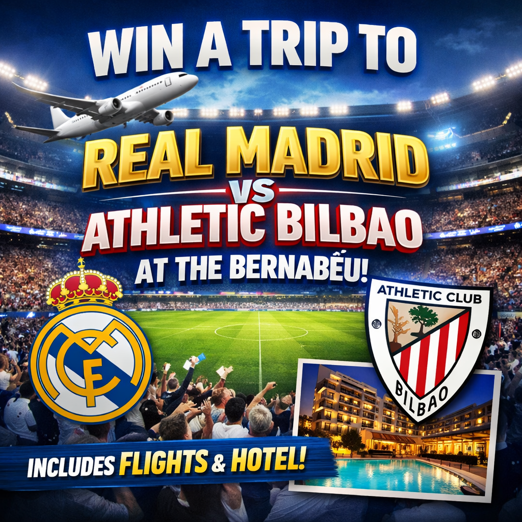 REAL MADRID vs ATHLETIC BILBAO + FLIGHTS AND HOTEL featured image