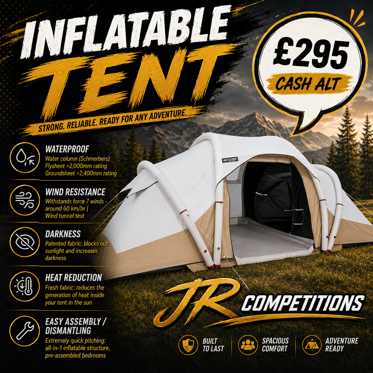 Decathlon Inflatable 4 Person Tent featured image