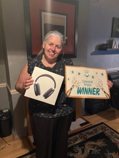 Winner Clare Seddon background
