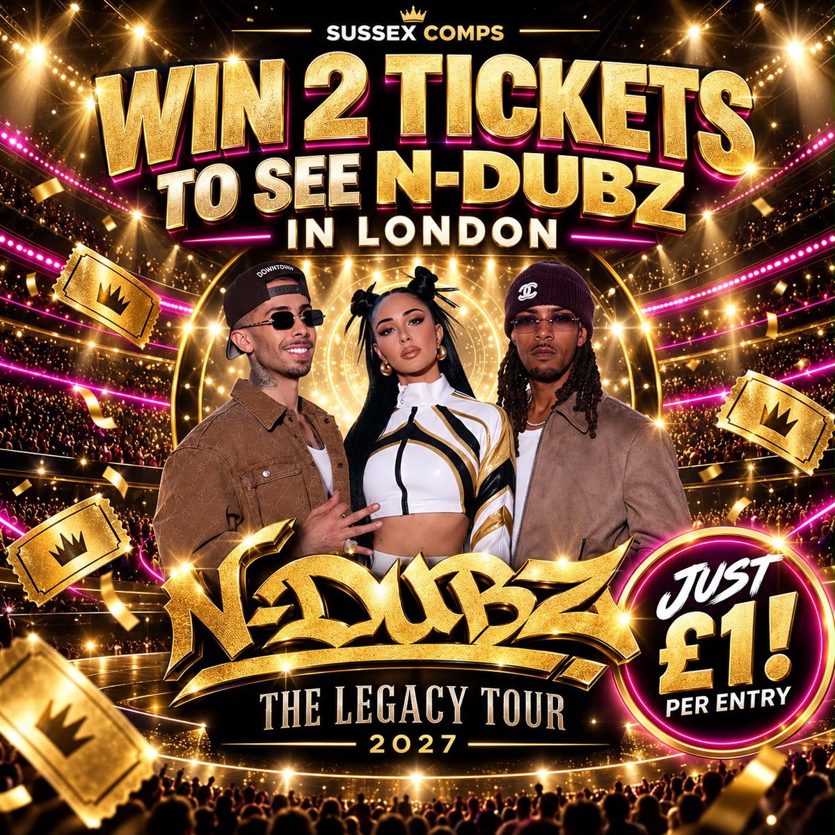 Win 2 Tickets to see N-Dubz in London! featured image
