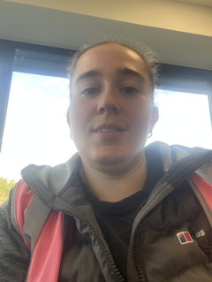 Winner Katy Southgate, Poole background