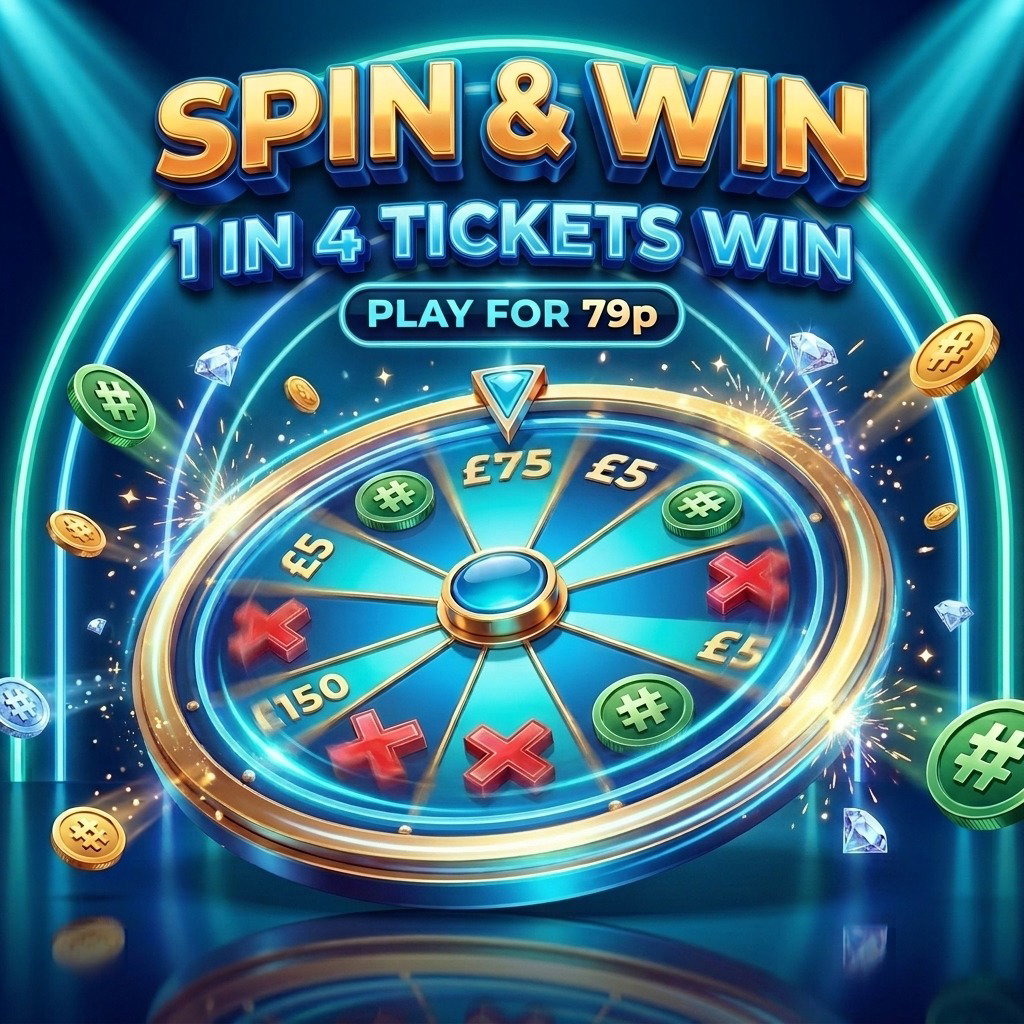 SPIN & WIN! UP TO £150 INSTANTLY! featured image