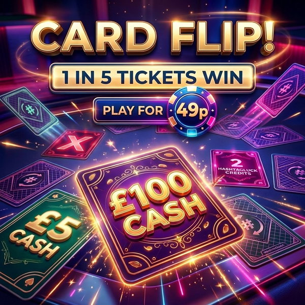 CARD FLIP! WIN UP TO £100 INSTANTLY! featured image