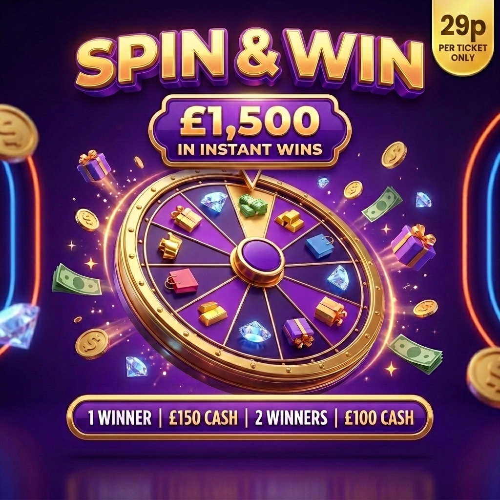 SPIN & WIN! £1,500 IN INSTANT WINS! featured image