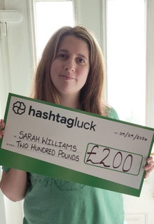 Winner Sarah W. background