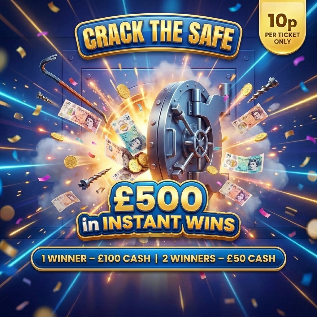 CRACK THE SAFE! £500 IN INSTANT WINS! featured image