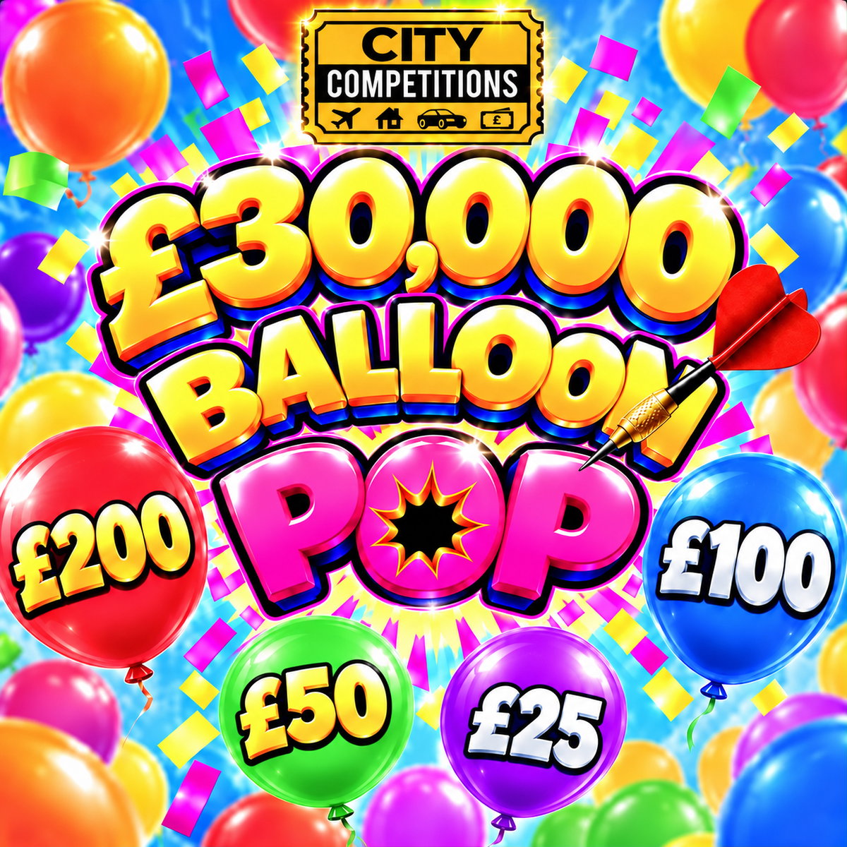 £30,000 BALLOON POP INSTANT WIN!! featured image