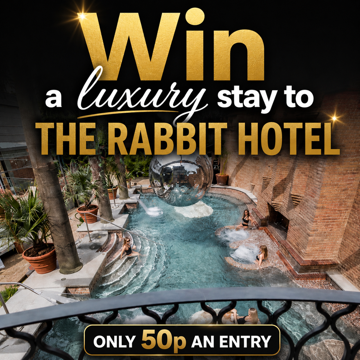 WIN A LUXURY STAY TO THE RABBIT RETREAT AND SPA! ONLY 50P featured image